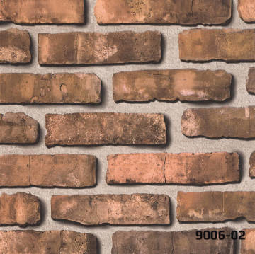 Decowall Decostone Tuğla Desenli 9006-02 Duvar Kağıdı