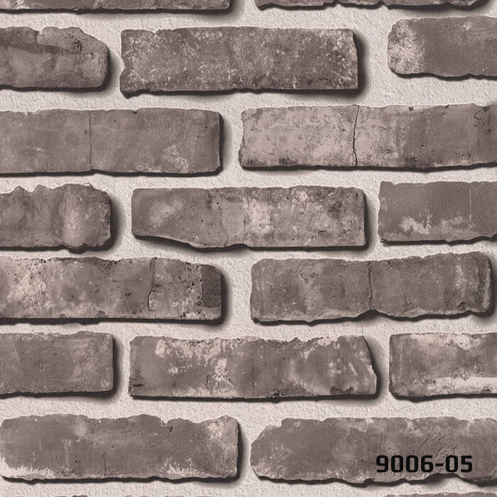 Decowall Decostone Tuğla Desenli 9006-05 Duvar Kağıdı