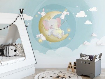 Grey Clouds Özel Baskı Poster Duvar Kağıdı