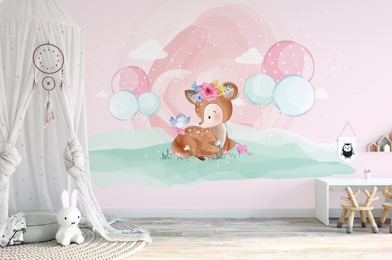 Bambi Özel Baskı Poster Duvar Kağıdı