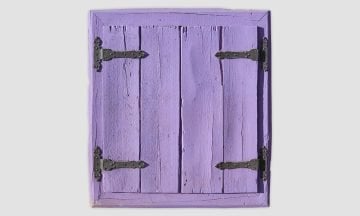 Paneldeko Otturtore Porpora Dekoratif Duvar Paneli