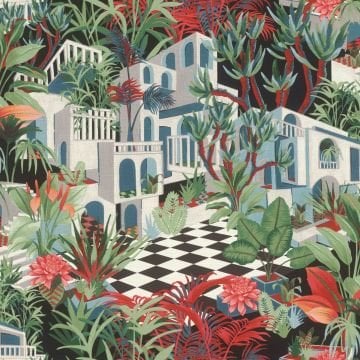 Rasch Tropical House 687408 Duvar Kağıdı