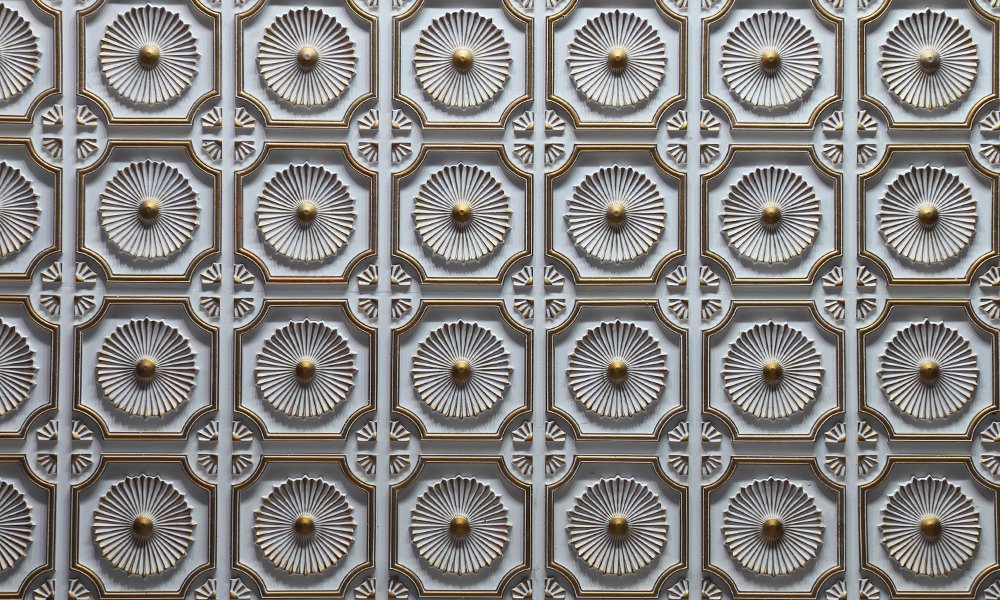 Paneldeko Assolata Bianco Oro Dekoratif Duvar Paneli