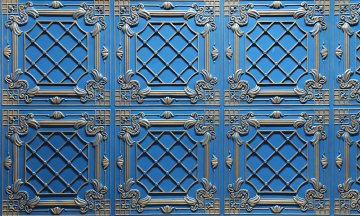 Paneldeko Missina Azzuro Oro Dekoratif Duvar Paneli