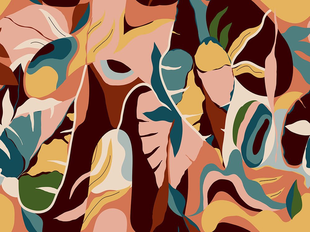 Rasch Tropical House 688160 (3,00 x 4,00m)  Poster