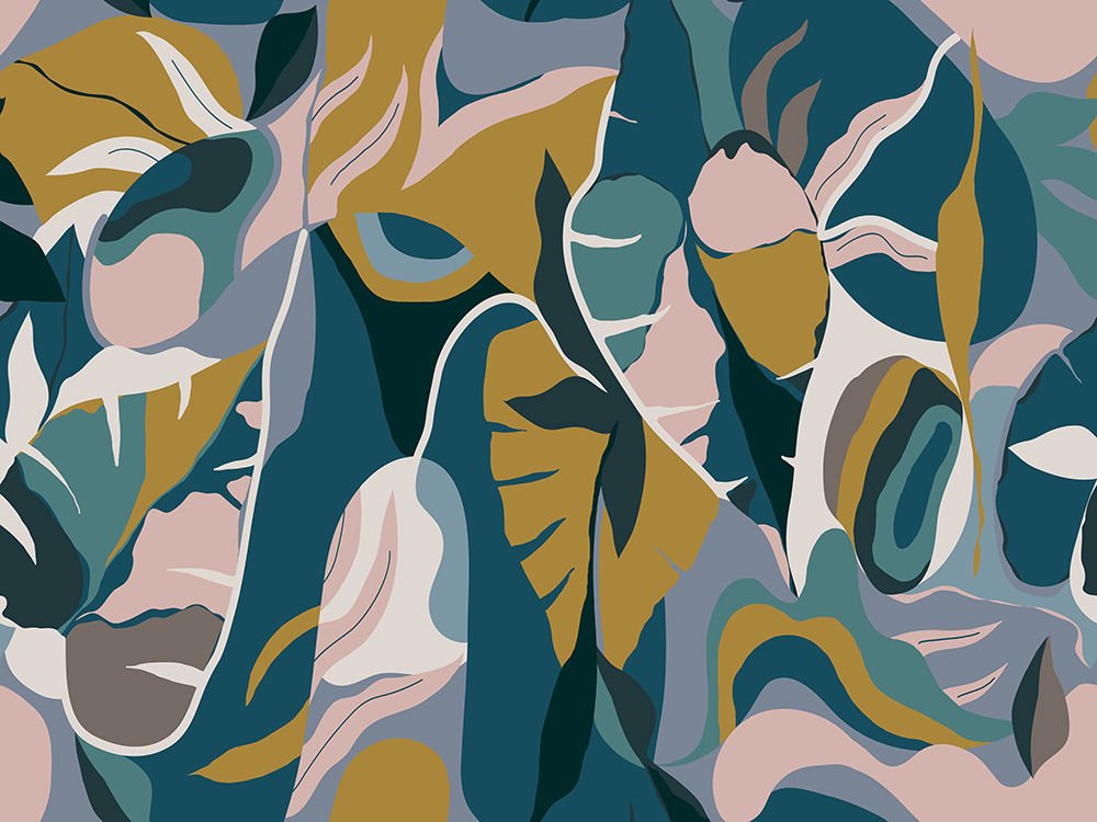 Rasch Tropical House 688177 (3,00 x 4,00m) Poster
