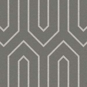 Geometrik Kumaş BK213 Kadife - Koyu Kahverengi