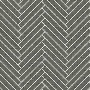 Geometrik Modern Kumaş BK212 Keten - Koyu Gri