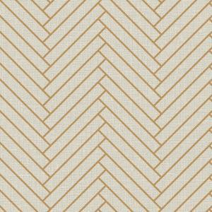 Geometrik Modern Kumaş BK212 Keten - Krem-Açık Kahverengi