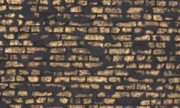 Paneldeko Logorio Nero Oro Dekoratif Duvar Paneli