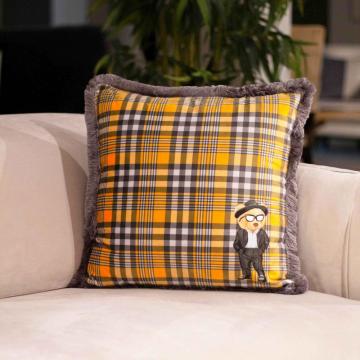 Adawall Home Suit Teddy Desenli Yastık EY263