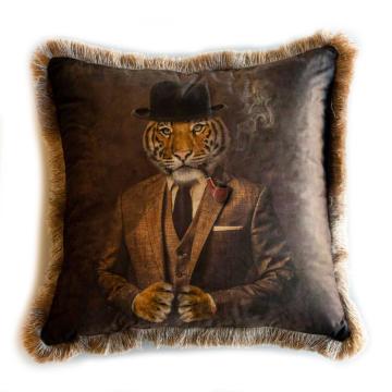 Adawall Home Mr. Tiger Desenli Yastık EY238