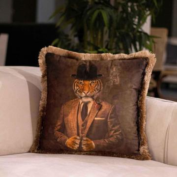 Adawall Home Mr. Tiger Desenli Yastık EY238