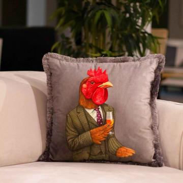 Adawall Home Mr. Treadfowl Desenli Yastık EY246