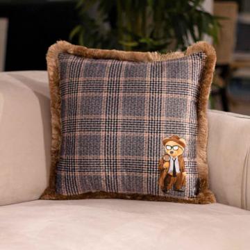 Adawall Home Müfettiş Teddy Desenli Yastık EY259