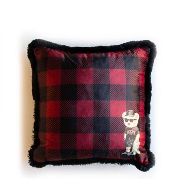 Adawall Home Kaykaycı Teddy Desenli Yastık EY258