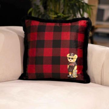 Adawall Home Kaykaycı Teddy Desenli Yastık EY258