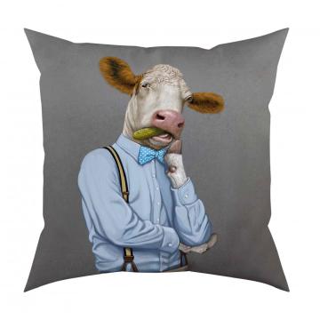 Adawall Home Mr. Cow Desenli Yastık EY252