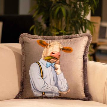 Adawall Home Mr. Cow Desenli Yastık EY252