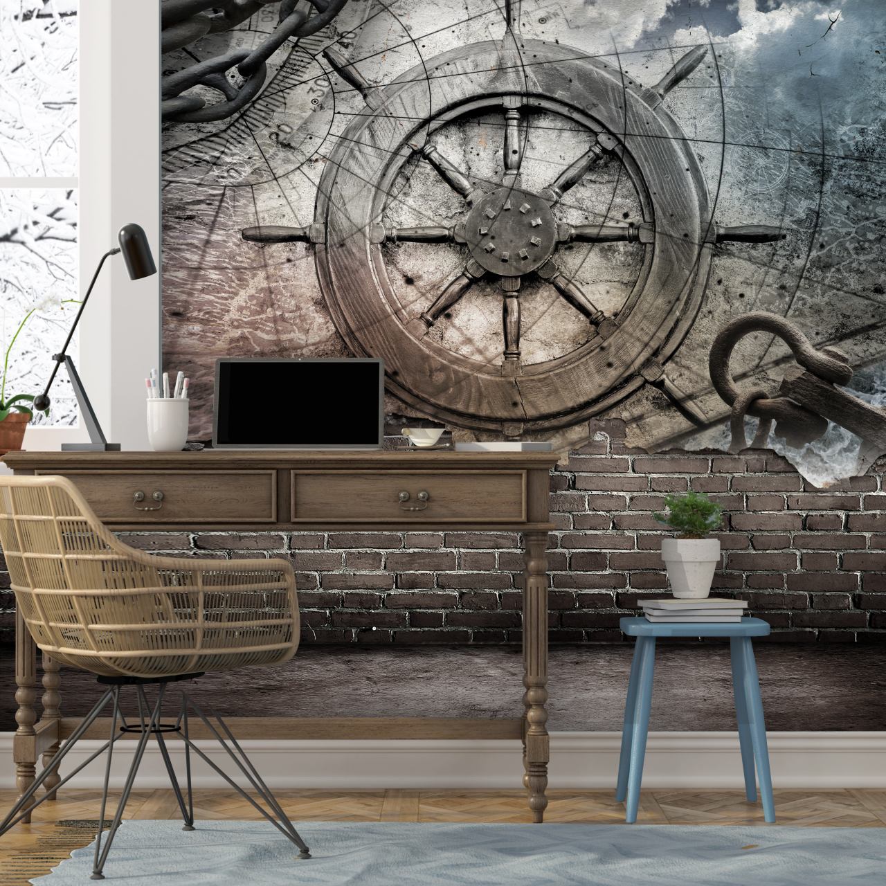 DFM 081 Dümen Özel Baskı Poster Duvar Kağıdı