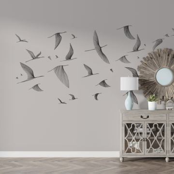 DFM 087 Kuşlar Özel Baskı Poster Duvar Kağıdı