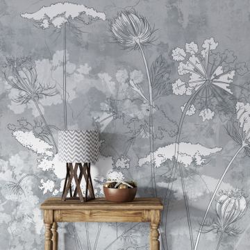 DFM 103 Çiçekler Özel Baskı Poster Duvar Kağıdı