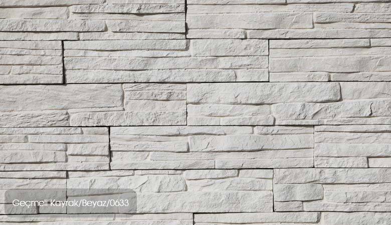Country Stone Geçmeli Kayrak Taşı Beyaz 0633