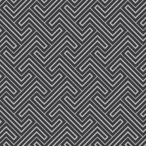Geometrik Dokulu Kumaş BK220 Black Out - Lacivert
