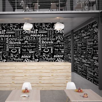DFM 205 Cafe Özel Baskı Poster Duvar Kağıdı