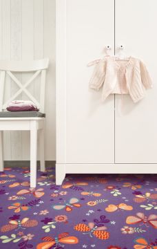 Kids Collection Papillon 17 Duvardan Duvara Halı