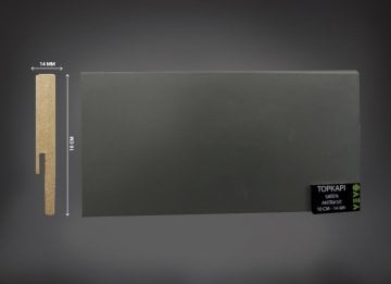 Topkapı 10 cm Antrasit Satin Süpürgelik