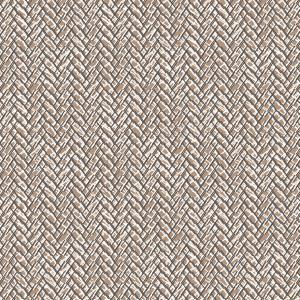 Modern Geometrik Desenli Kumaş BK223 Kadife - Kahverengi