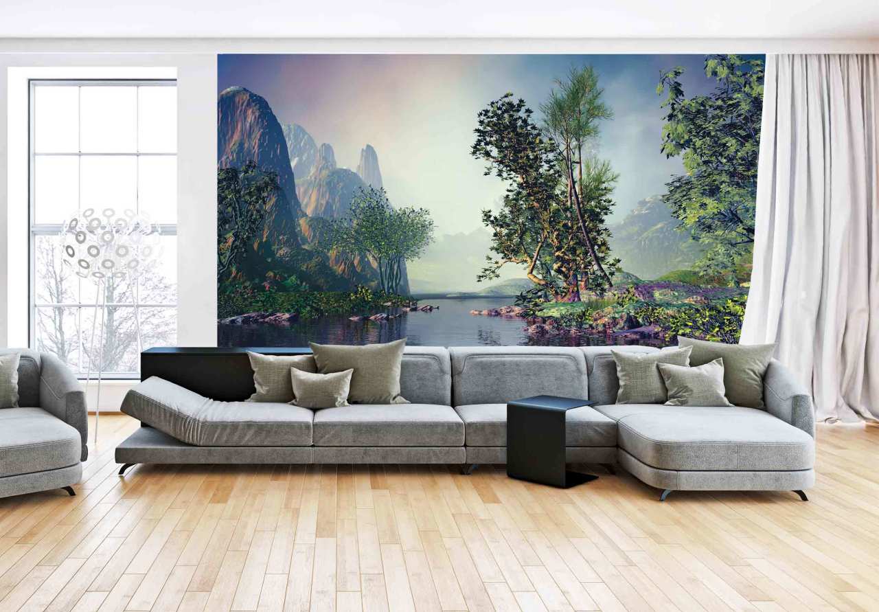 Adawall Moneta M1043 Serisi Özel Baskı Poster Duvar Kağıdı