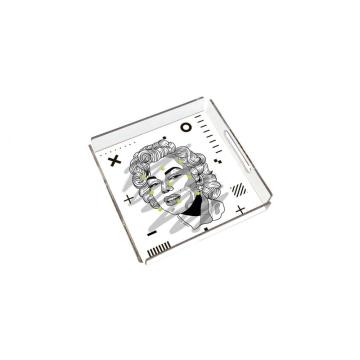 Marilyn Monroe Pleksi Tepsi PT2137 - 25cm*25cm