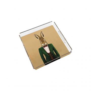 Mr. Rabbit Pleksi Tepsi PT2103 - 25cm*25cm