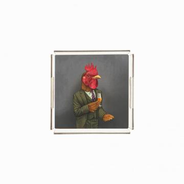 Mr. Treadfowl Pleksi Tepsi PT2101 - 25cm*25cm