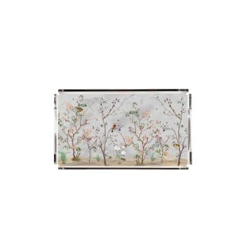 Gri Bahçe Pleksi Tepsi PT2120 - 40cm*24cm