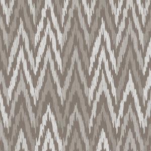 Renkli Zigzag Kumaş BK217 Kadife - Açık Kahverengi-Beyaz